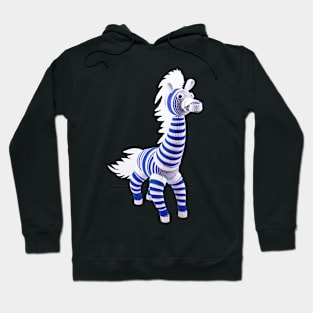 The blue zebra Hoodie